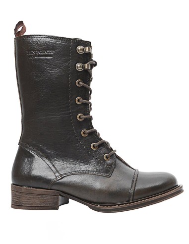 STIVALETTO PANDORA IN PELLE MEDIO "INVECCHIATO"