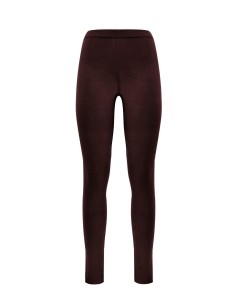 LEGGINGS BASIC IN BAMBU' - MARRONE