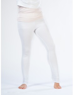 LEGGINGS BASIC IN BAMBU' - BIANCO 2