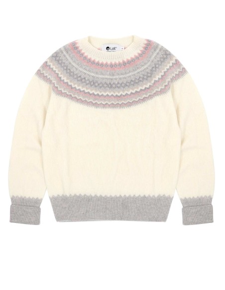 MAGLIONE SCOZZESE DONNA IN LANA D'AGNELLO SUPERFINE "LILY"