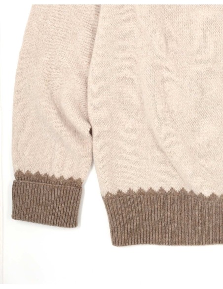 MAGLIONE SCOZZESE DONNA IN LANA D'AGNELLO SUPERFINE "LILY"