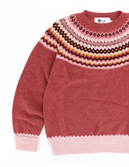 MAGLIONE SCOZZESE DONNA IN LANA D'AGNELLO SUPERFINE "LILY"