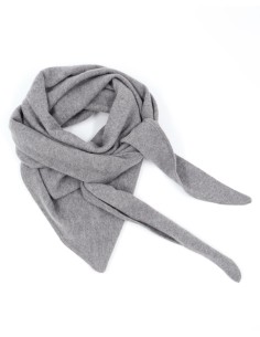 SCIARPA TRIANGOLARE IN 100% CASHMERE - SASSO