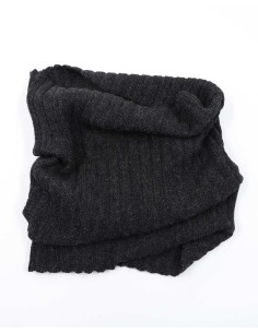 SCALDACOLLO MORBIDO IN BABY ALPACA - ANTRACITE 2