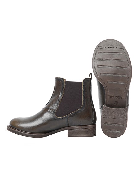 STIVALETTI PANDORA CHELSEA  IN PELLE CONCIATA AL VEGETALE