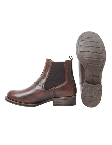 STIVALETTI PANDORA CHELSEA  IN PELLE CONCIATA AL VEGETALE