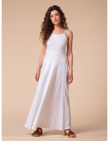 GONNA SVASATA IN 100% BAMBU' SATIN CON FASCIA...