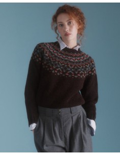 MAGLIONE DONNA SCOZZESE IN 100% LANA VERGINE  "MULL" - CALCE