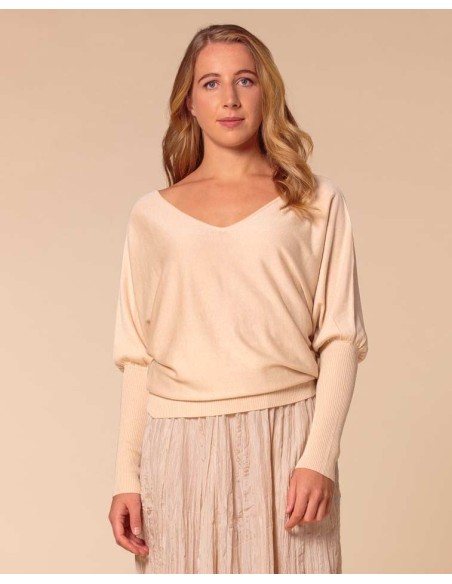 CASHMIRETTA SCOLLO A V "ELISA" LIMITED