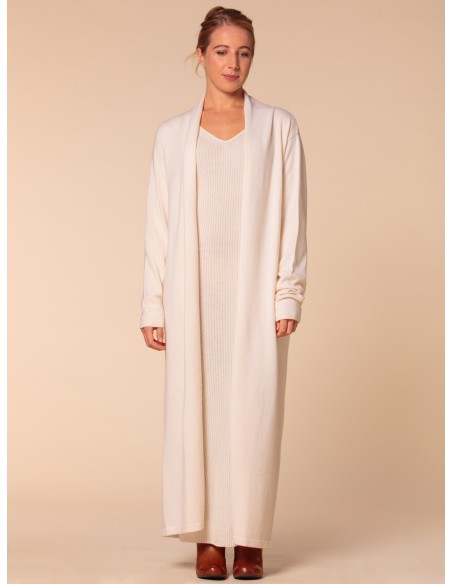 VESTITO CASHMIRETTO IN SETA E CASHMERE "AURORA"