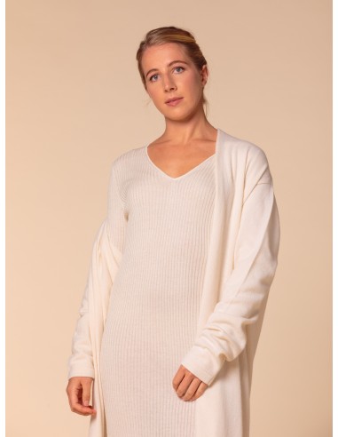 VESTITO CASHMIRETTO IN SETA E CASHMERE "AURORA"