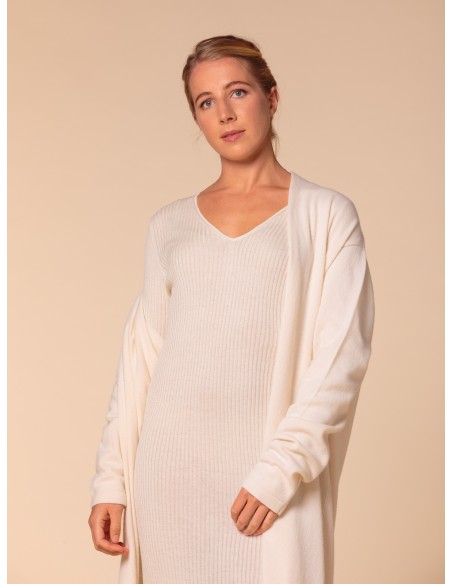 VESTITO CASHMIRETTO IN SETA E CASHMERE "AURORA"
