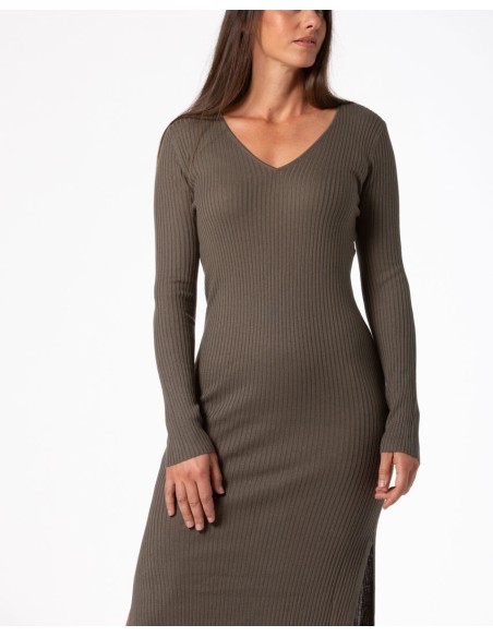 VESTITO CASHMIRETTO IN SETA E CASHMERE "AURORA"