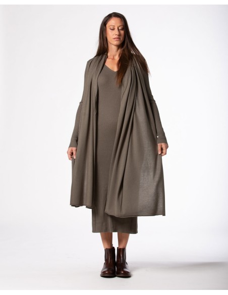 VESTITO CASHMIRETTO IN SETA E CASHMERE "AURORA"