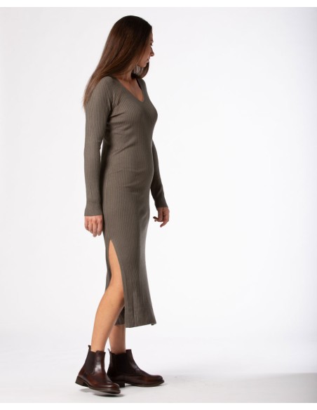 VESTITO CASHMIRETTO IN SETA E CASHMERE "AURORA"