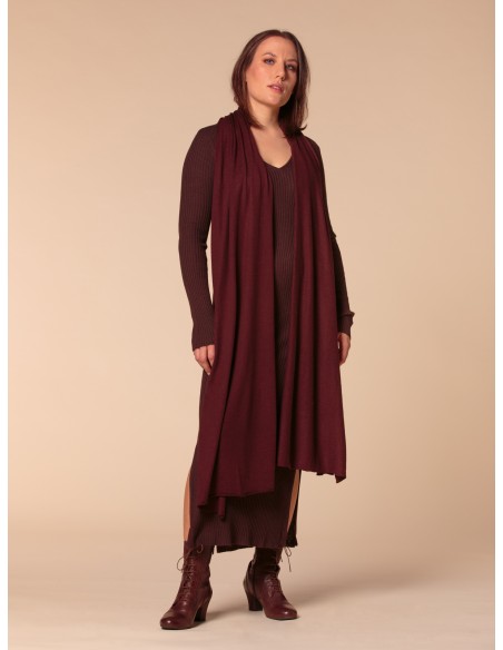 VESTITO CASHMIRETTO IN SETA E CASHMERE "AURORA"