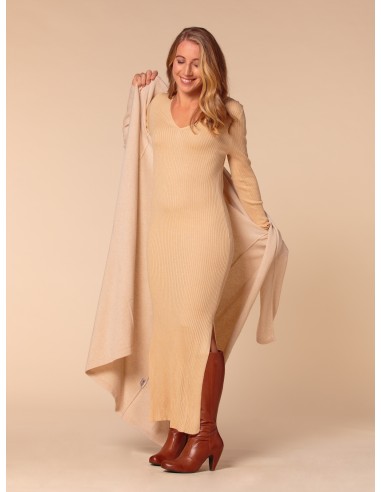 VESTITO CASHMIRETTO IN SETA E CASHMERE "AURORA"