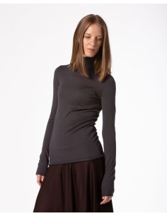 CASHMIRETTA COLLO ALTO IN SETA E CASHMERE "ELENA" LIMITED... 2
