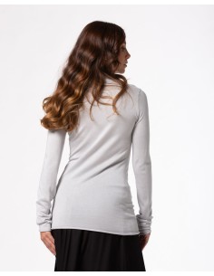 CASHMIRETTA COLLO ALTO IN SETA E CASHMERE "ELENA" LIMITED... 2
