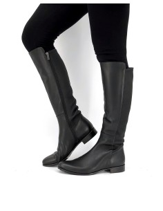 STIVALE INVERNALE DONNA IN PELLE DI VITELLO "GUANTINO"