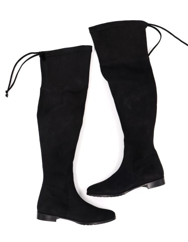 STIVALE ALTO CUISSARDES DONNA IN CAMOSCIO STRETCH