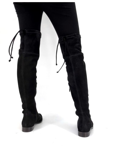 STIVALE ALTO CUISSARDES DONNA IN CAMOSCIO STRETCH