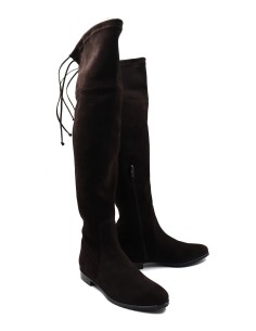 STIVALE ALTO CUISSARDES DONNA IN CAMOSCIO STRETCH - CAFFE' 2