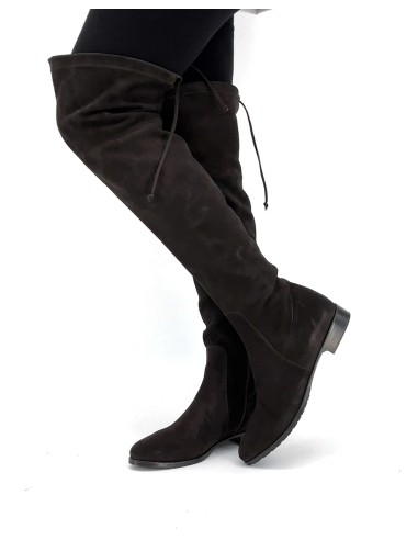 STIVALE ALTO CUISSARDES DONNA IN CAMOSCIO STRETCH