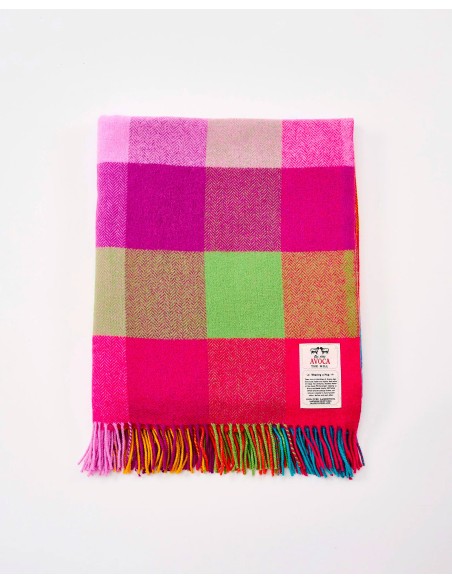 COPERTA IN PURA LANA D’AGNELLO "CIRCUS" – 142x183 CM