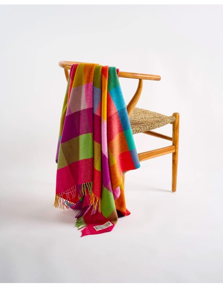 COPERTA IN PURA LANA D’AGNELLO "CIRCUS" – 142x183 CM