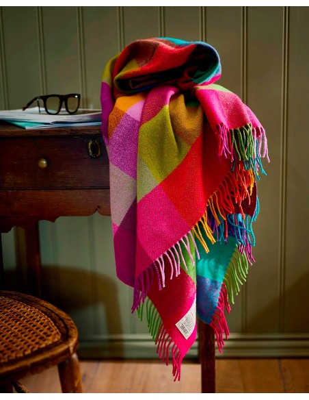 COPERTA IN PURA LANA D’AGNELLO "CIRCUS" – 142x183 CM