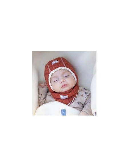 BERRETTO IN PILE DI LANA INTERNO IMBOTTITO "JAN"