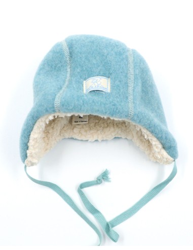 BERRETTO IN PILE DI LANA INTERNO IMBOTTITO "JAN"