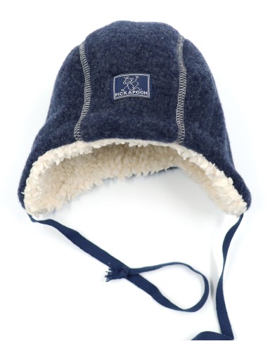 BERRETTO IN PILE DI LANA INTERNO IMBOTTITO "JAN"