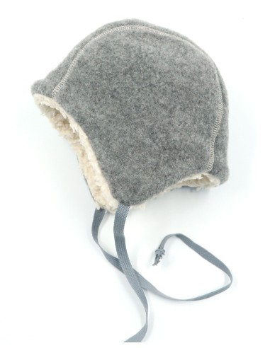 BERRETTO IN PILE DI LANA INTERNO IMBOTTITO "JAN"