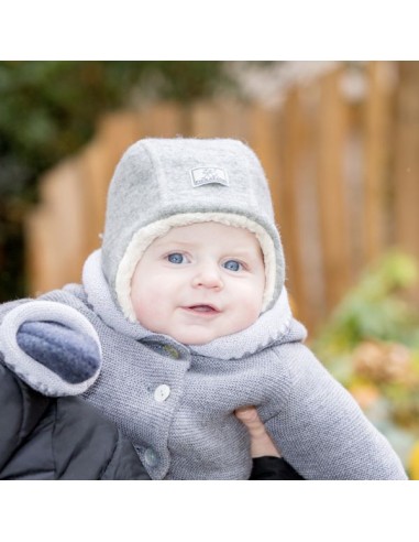 BERRETTO IN PILE DI LANA INTERNO IMBOTTITO "JAN"