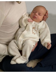 TUTONA PIGIAMA  IN SPUGNA DI LANA MERINO BIOLOGICA 2