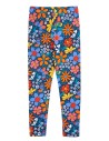 LEGGINGS BIMBA IN COTONE BIOLOGICO "FLORAL"