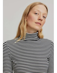 MAGLIA LUPETTO A RIGHE IN COTONE BIOLOGICO "LIATRIS... 2