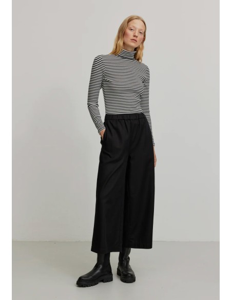 MAGLIA LUPETTO A RIGHE IN COTONE BIOLOGICO "LIATRIS STRIPES"