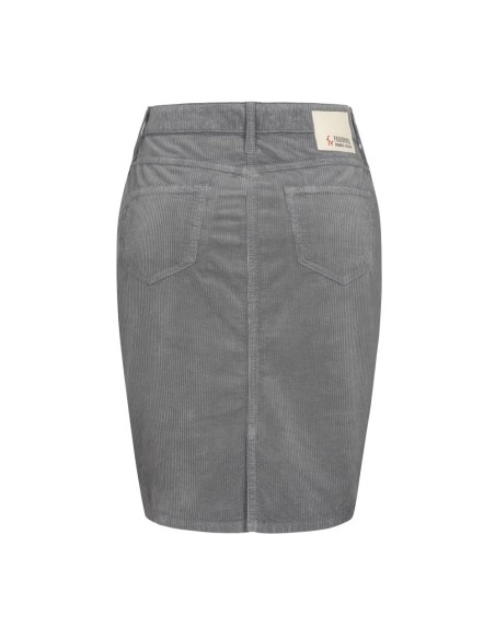 GONNA IN VELLUTO DI COTONE BIOLOGICO "SOUZA"