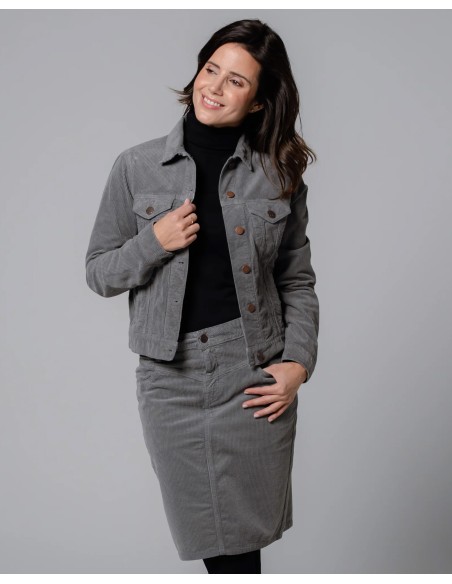 GIUBBINO IN VELLUTO DI COTONE BIOLOGICO "STENA"