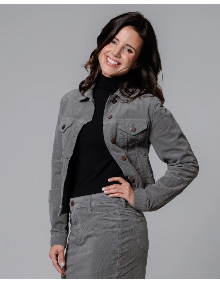 GIUBBINO IN VELLUTO DI COTONE BIOLOGICO "STENA"