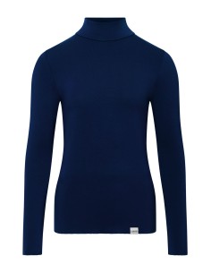 LUPETTO ADERENTE IN MODAL "SKINILLA" - NAVY