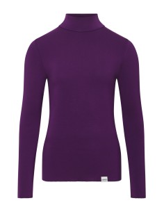 LUPETTO ADERENTE IN MODAL "SKINILLA" - VIOLA