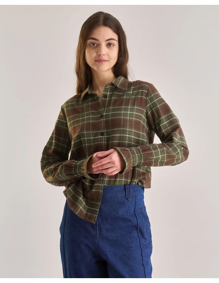 CAMICIA A QUADRI IN COTONE BIOLOGICO "PAGE"