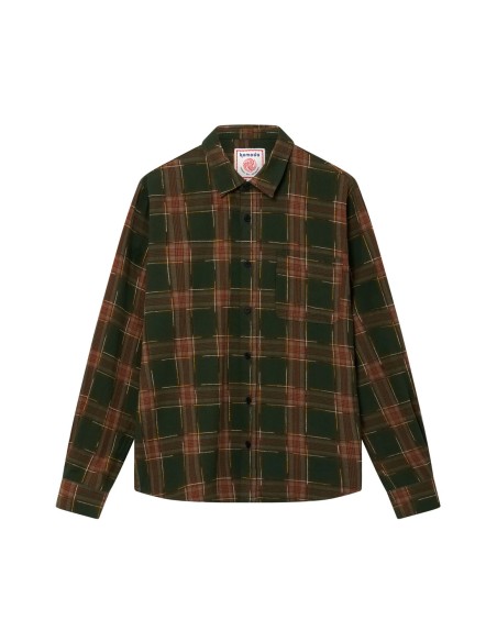 CAMICIA UOMO IN FLANELLA DI COTONE BIOLOGICO "SANTI"