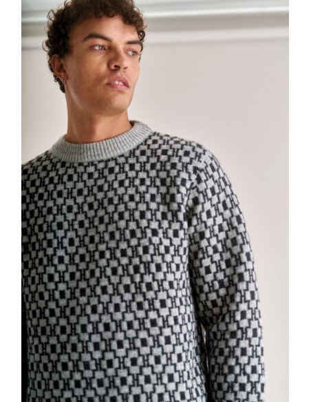 MAGLIONE UOMO IN LANA D'AGNELLO "CHAI"