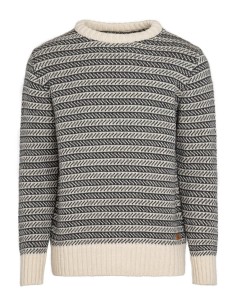 MAGLIONE NORVEGESE IN LANA MERINO "DANE" - BIANCO