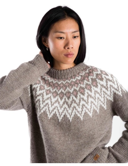 MAGLIONE NORVEGESE FATTO A MANO IN LANA MERINO "CHE CHE"